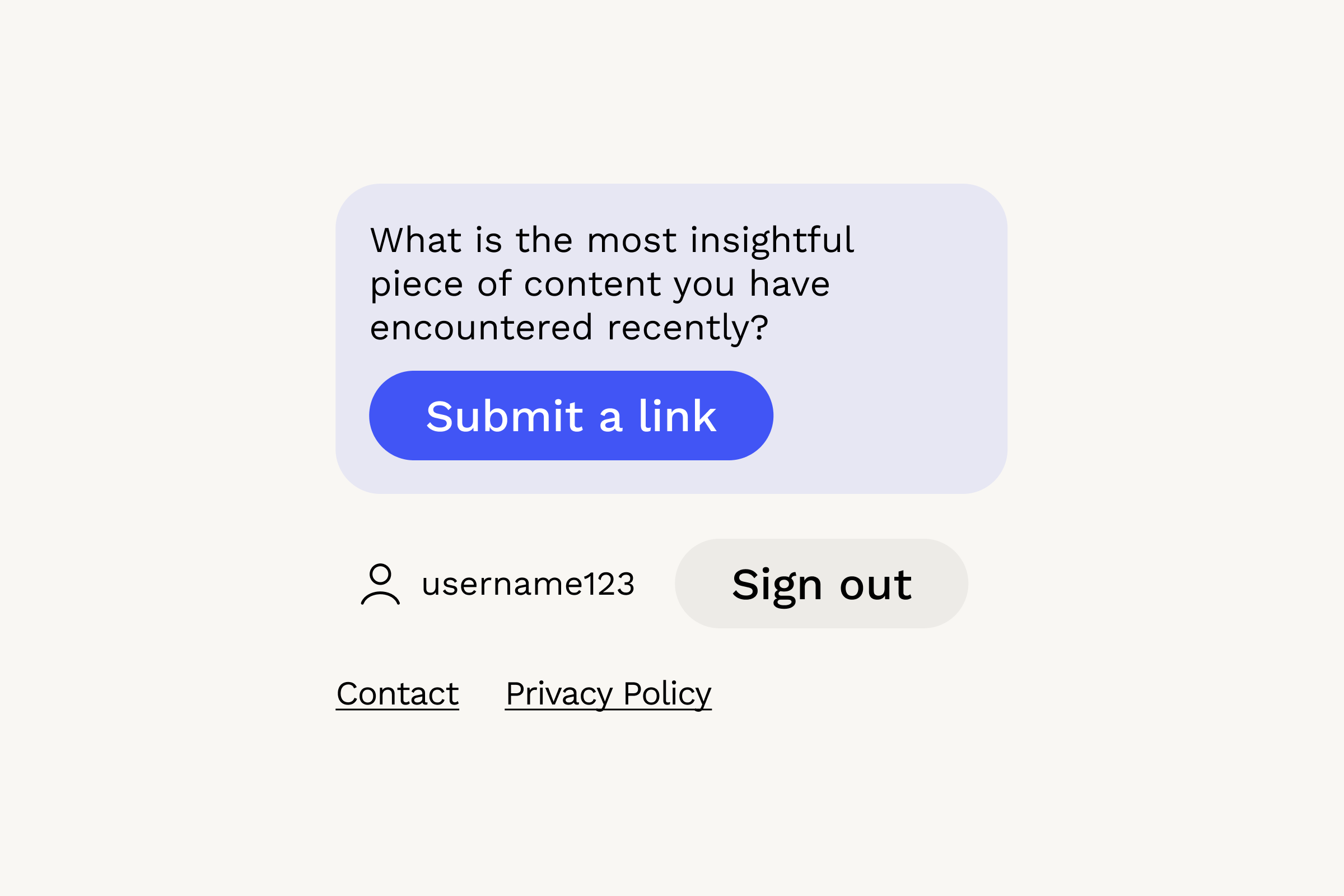 Detail: Submit prompt in the navigation sidebar